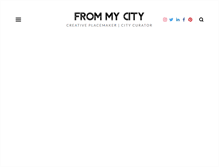 Tablet Screenshot of frommycity.com